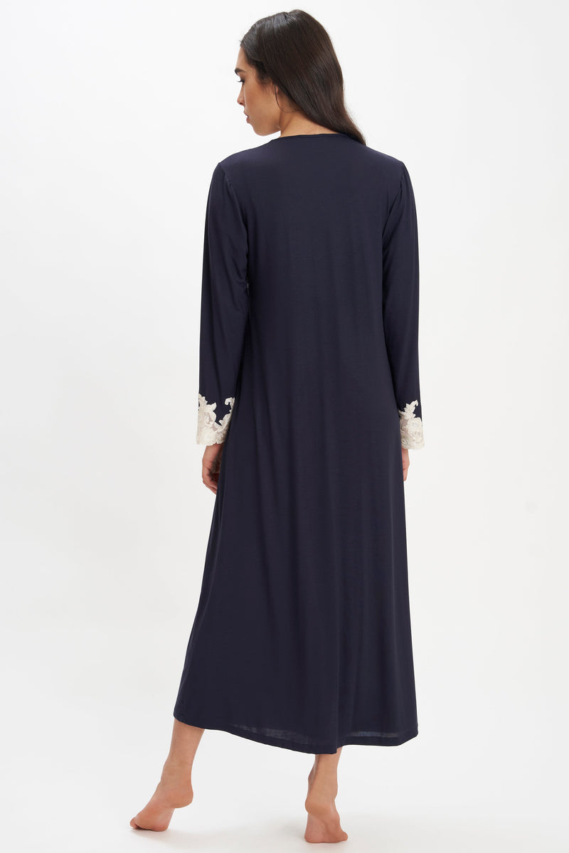 Viscose Jersey Long Robe - Robe - italian lingerie
