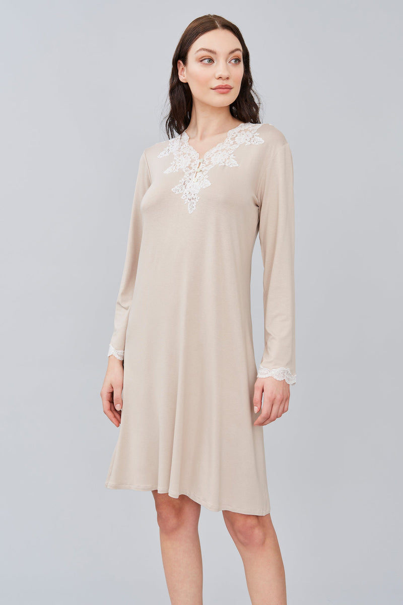 B2B - Viscose Jersey Short Nightgown - Dress - italian lingerie