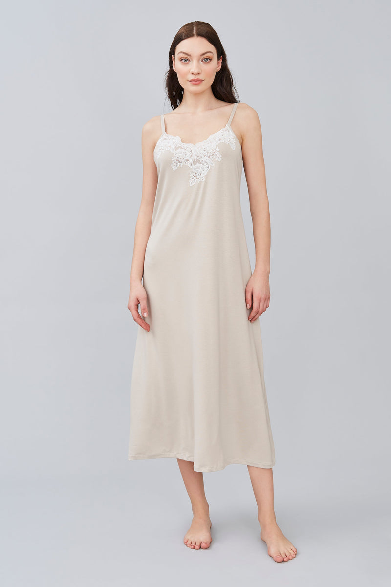 B2B - Viscose Jersey Long Nightgown - Dress - italian lingerie