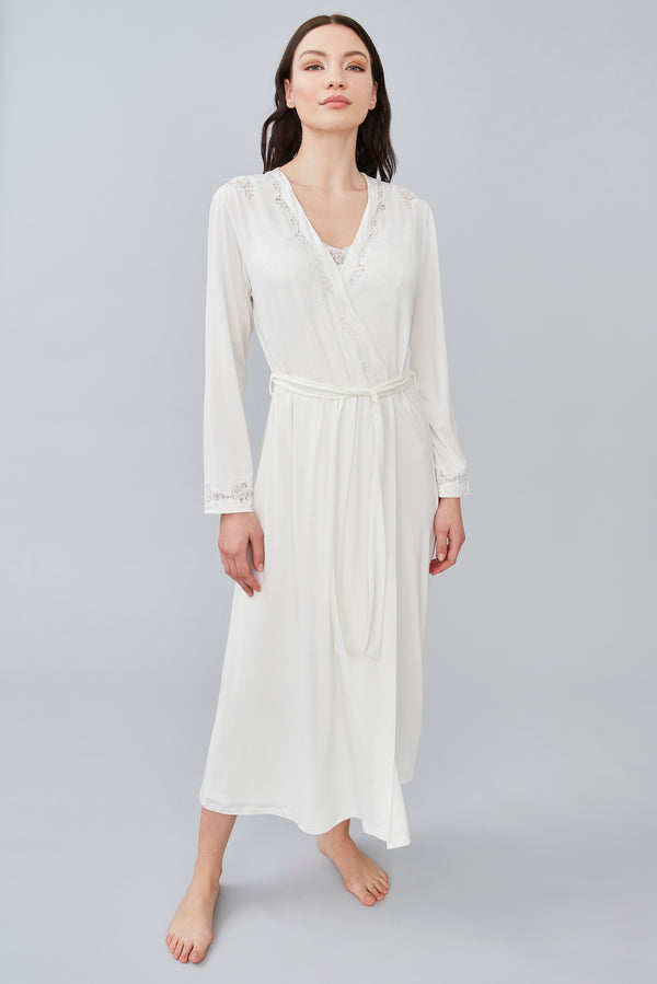 Viscose Jersey Long Robe
