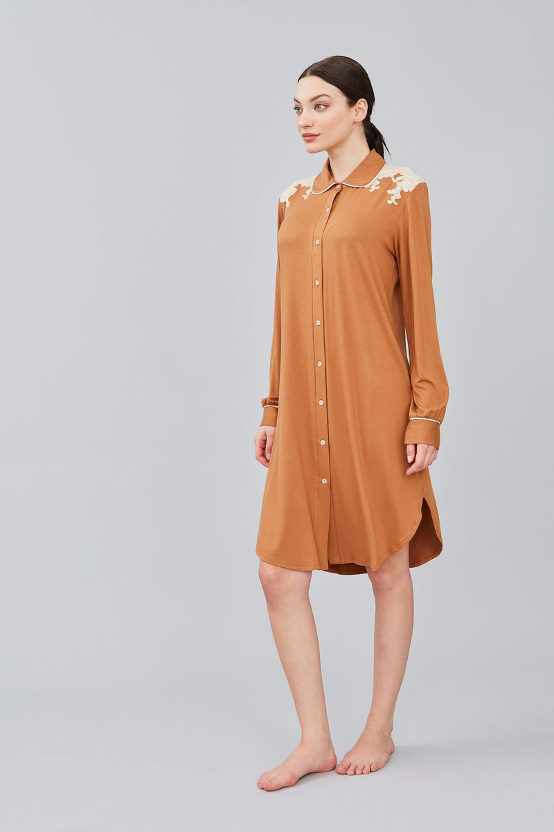 B2B - Viscose Jersey Short Nightgown - Dress - italian lingerie