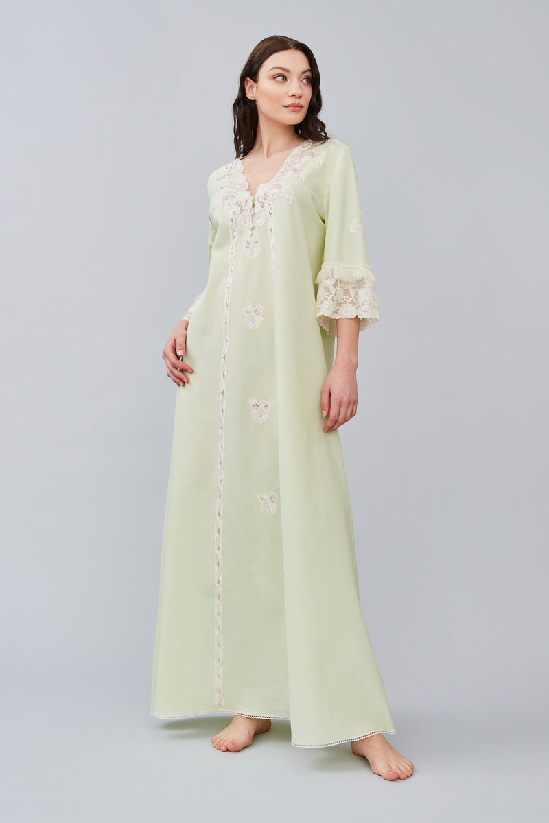 Limelight - Mussola Cotton Nightgown Flora Lastraioli Shop Online Limelight - Mussola Cotton Nightgown Flora Lastraioli Shop Online