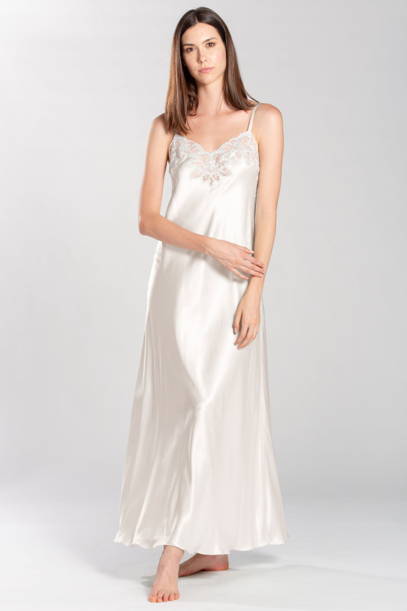 slip dress nightgown Lace bridal nightgown, blue nightgown, dress, bridal slip, open back nightdress, wedding lingerie, satin slip, night gown, sexy strongest fibers of any silk SILKSILKY Women's Silk V-Back Nightgown