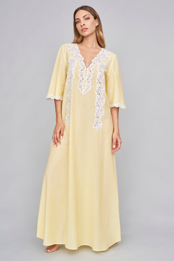 Sunray - Mussola Cotton Nightgown - Dress - italian lingerie