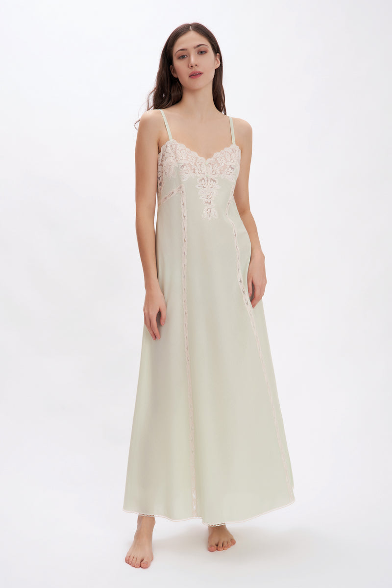 Mussola Cotton Nightgown & Robe