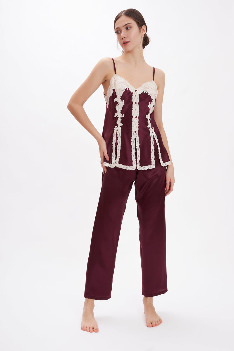Silk Satin Pyjama - Pyjama - italian lingerie