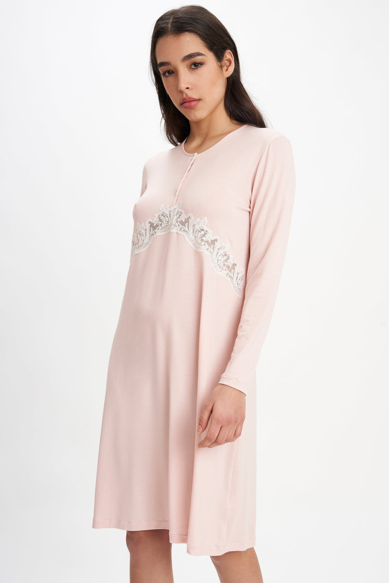 Viscose Jersey Short Nightgown - Dress - italian lingerie