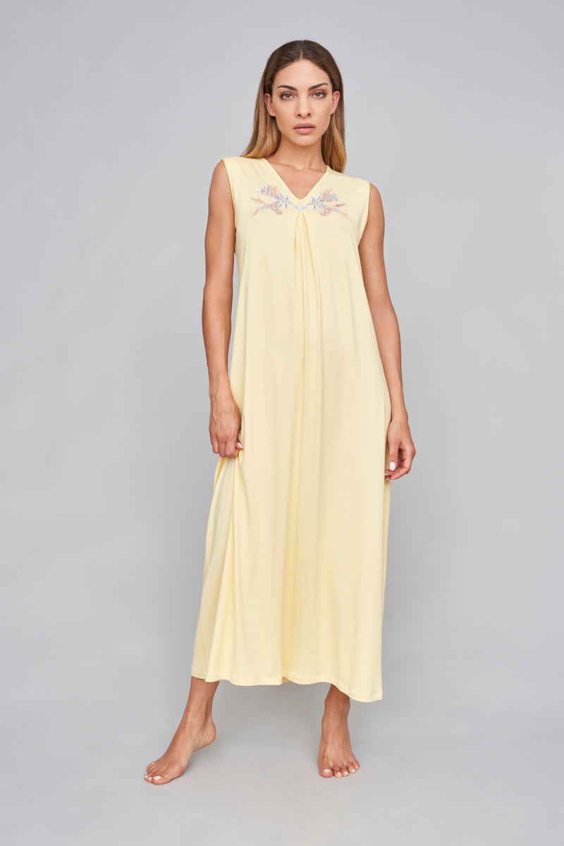B2B - Viscose Jersey Long Nightgown - Dress - italian lingerie
