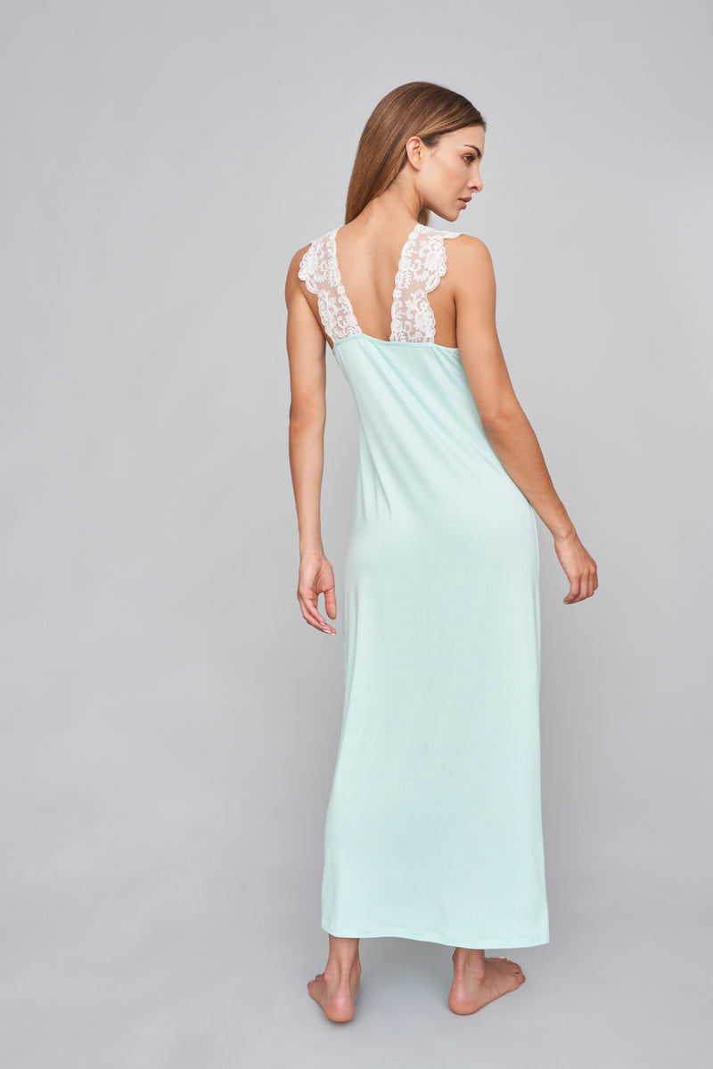 B2B - Viscose Jersey Long Nightgown - Dress - italian lingerie