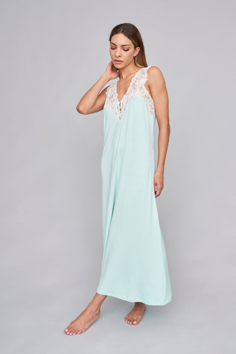 B2B - Viscose Jersey Long Nightgown - Dress - italian lingerie