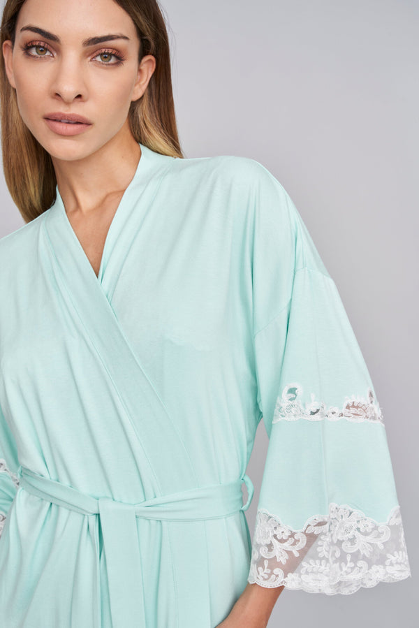 B2B - Viscose Jersey Long Robe - Dress & Robe - italian lingerie