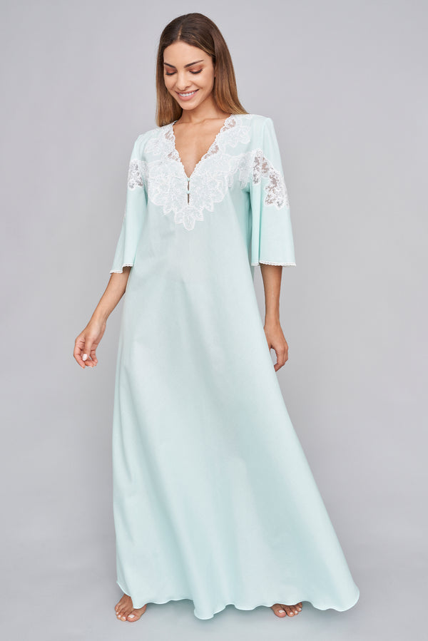 Surfinia - Mussola Cotton Nightgown - Dress - italian lingerie