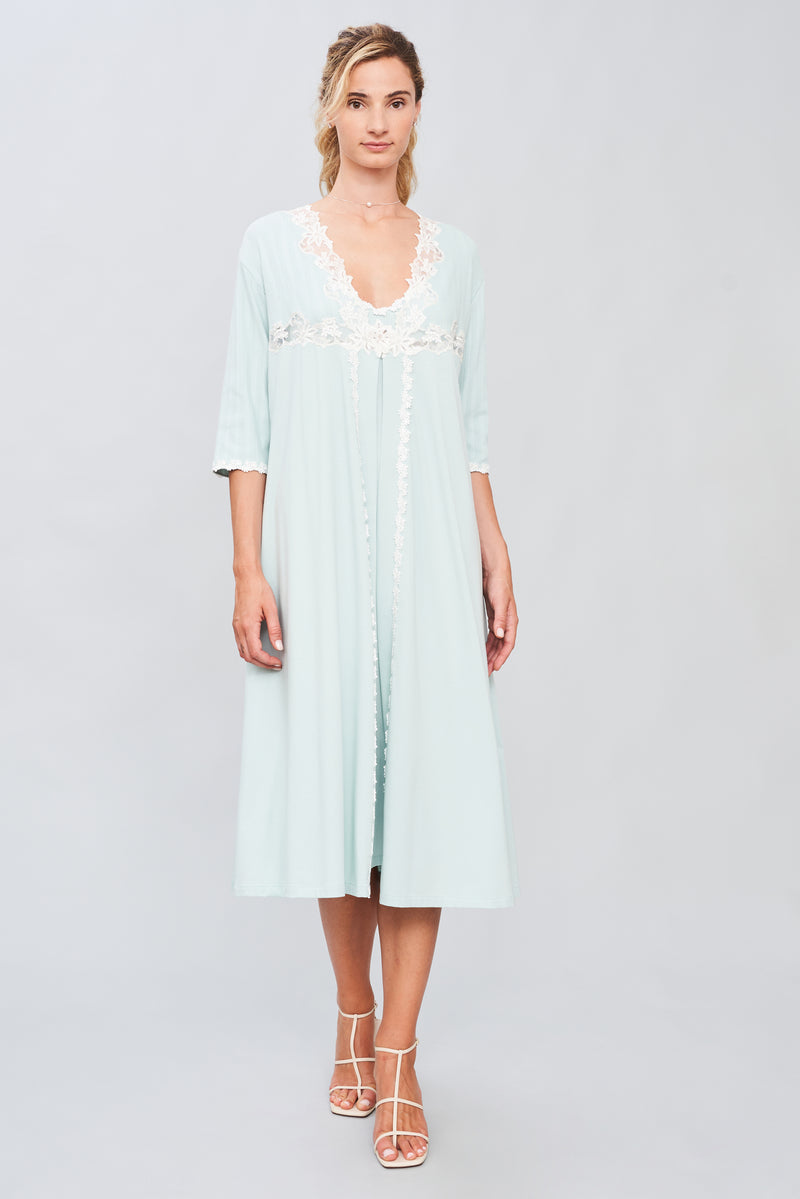 Dewdrop Serenade - Modal Short Robe
