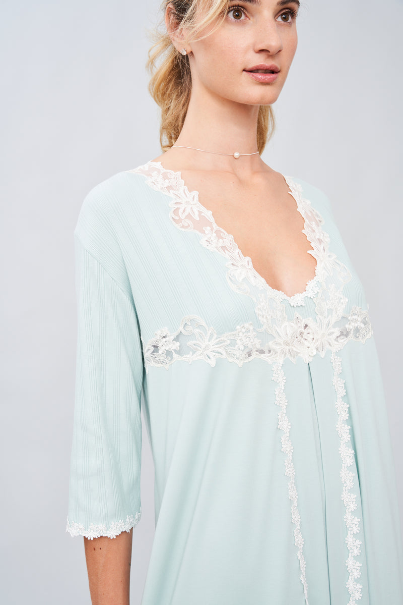 Dewdrop Serenade - Modal Short Robe