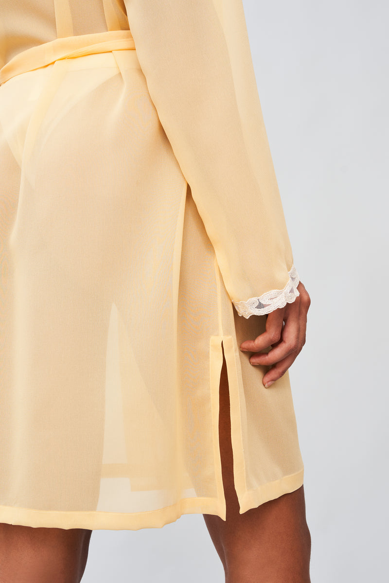 Mistral Serenade - Silk Georgette Short Robe