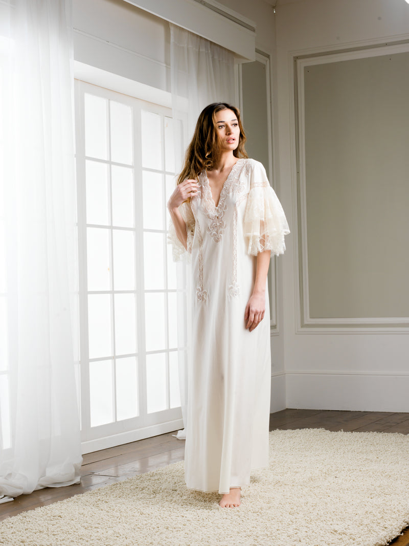 Blanc - Mussola Cotton Nightgown