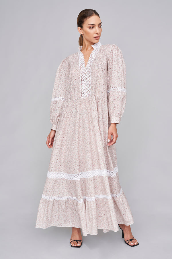 Camouflage Print Cotton Long Dress - Dress - italian lingerie