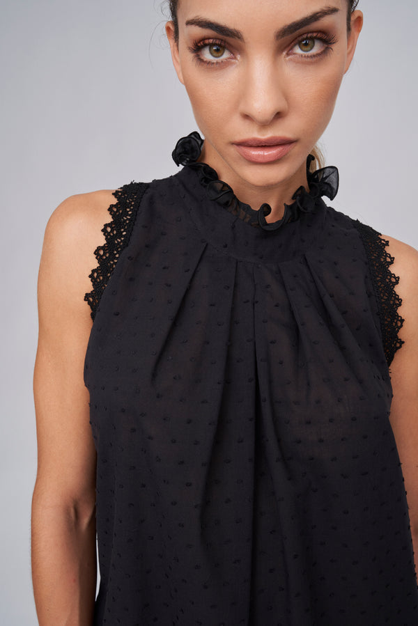 Plumetis Cotton Midi Dress - Dress - italian lingerie