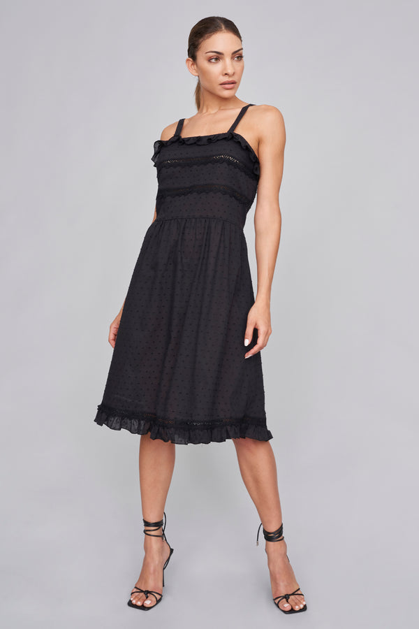 Plumetis Cotton Short Dress - Dress - italian lingerie