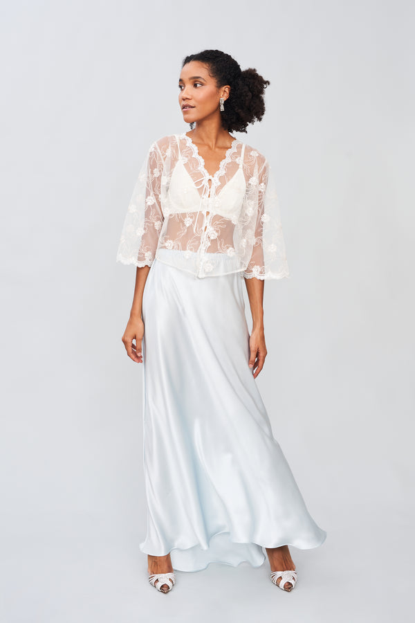 Starlit Petals - Short Lace Bolero