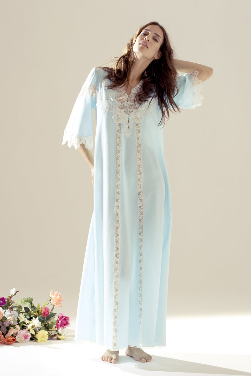 Cassandra - Cotton Nightgown Flora Lastraioli Shop Online Cassandra - Cotton Nightgown Flora Lastraioli Shop Online