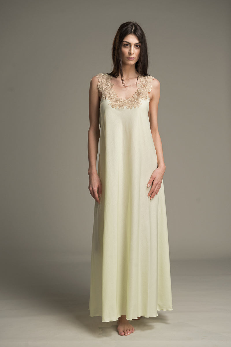 B2B - Mussola Cotton Nightgown - Dress - italian lingerie