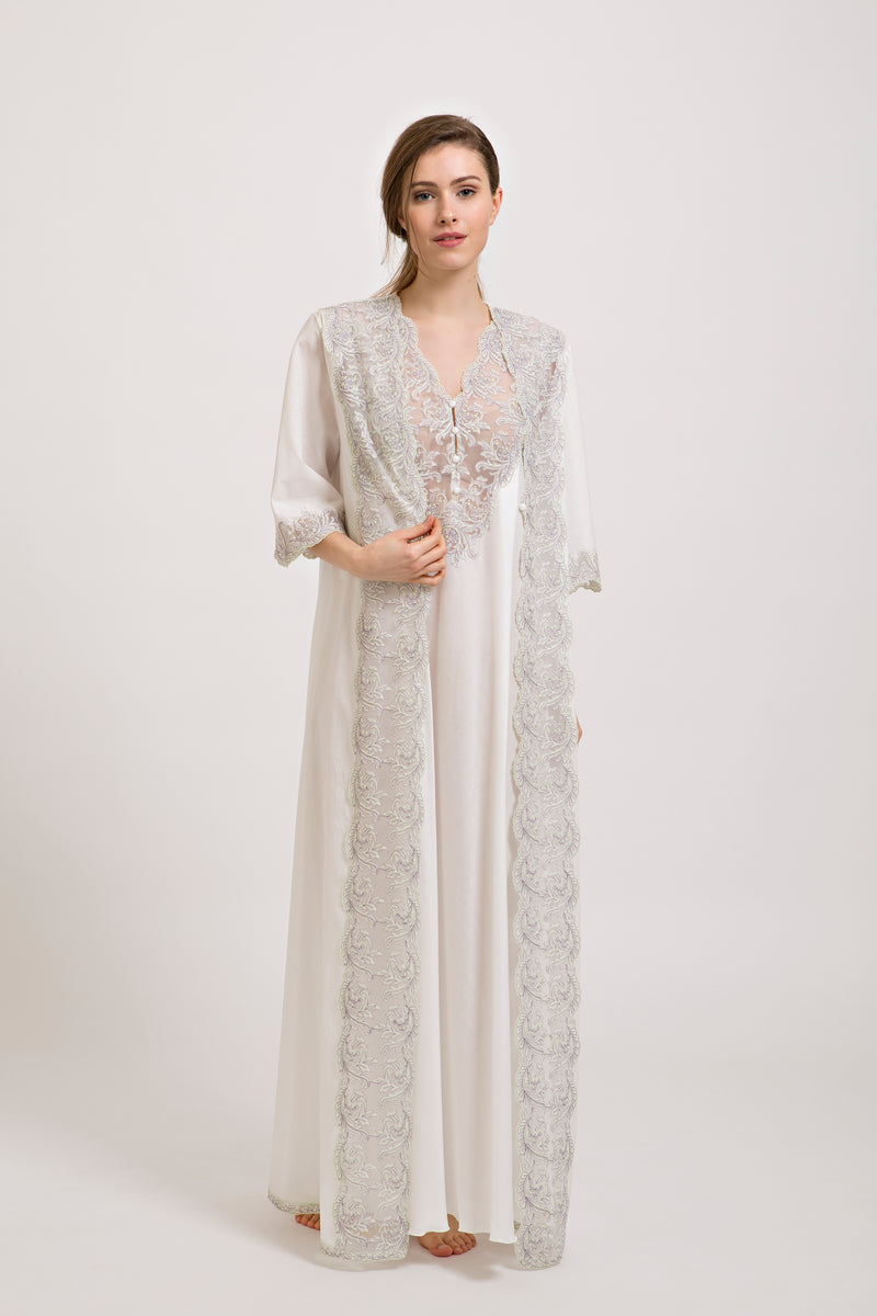 Freya - Mussola Cotton Robe - Robe - italian lingerie