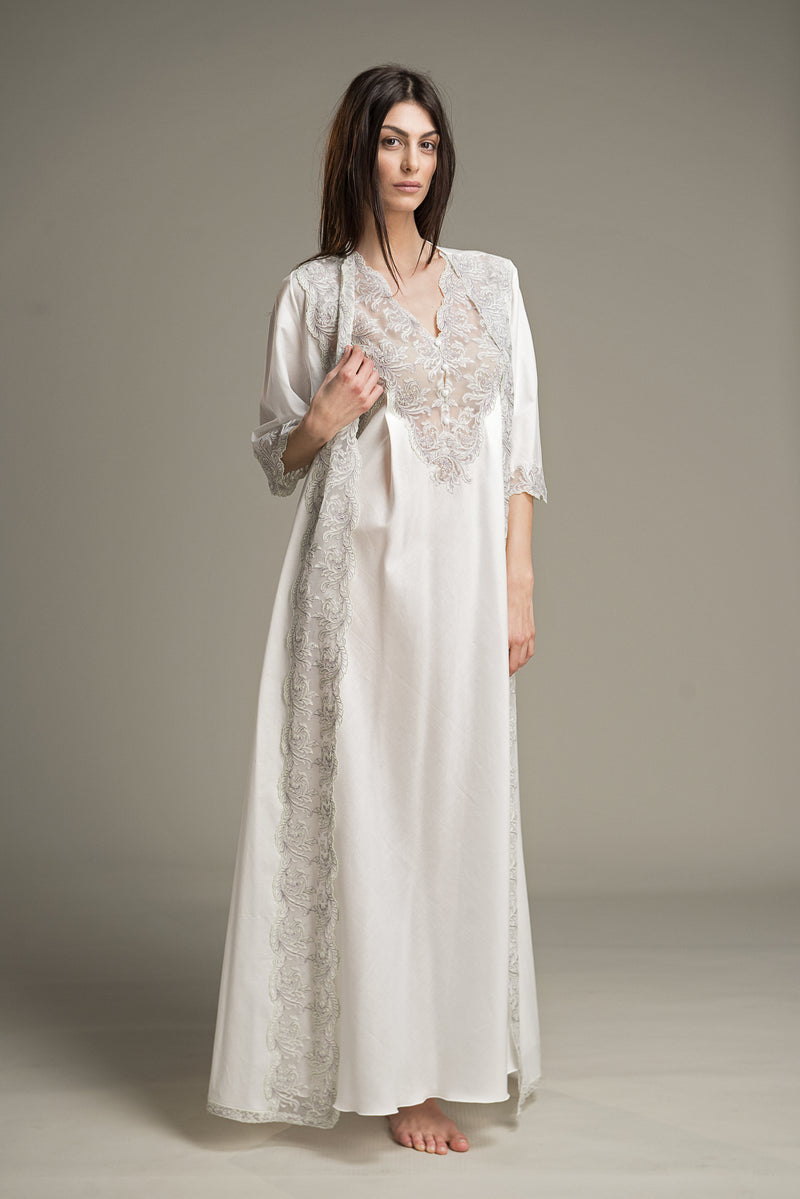 B2B - Mussola Cotton Robe - Robe - italian lingerie