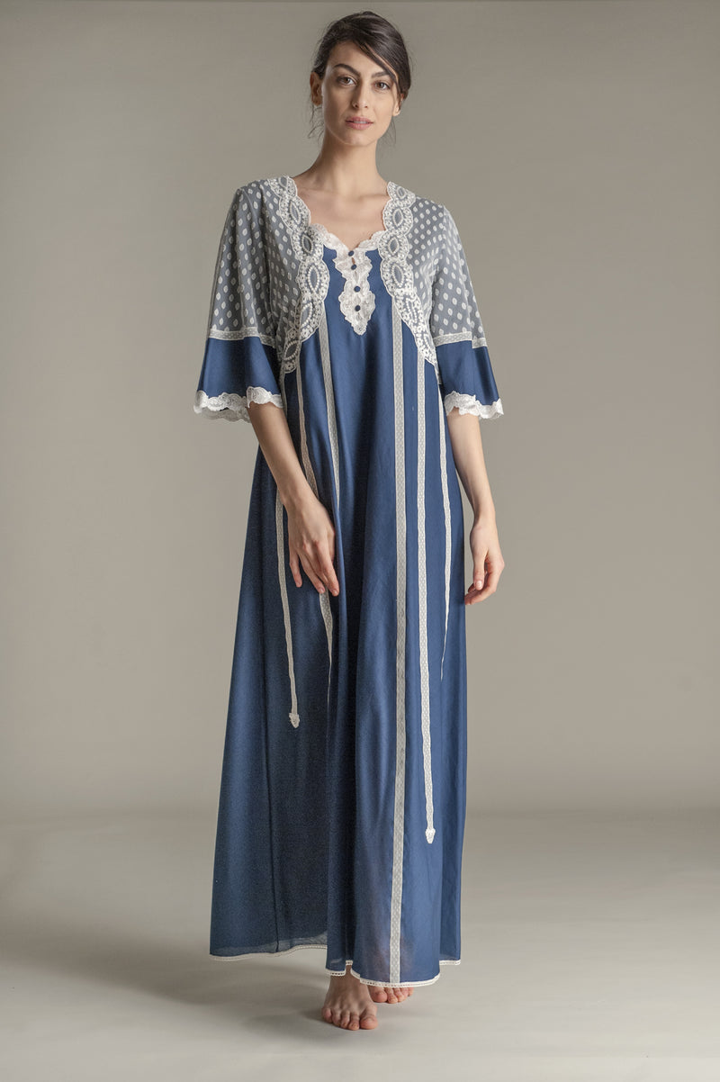 B2B - Mussola Cotton Nightgown - Dress - italian lingerie