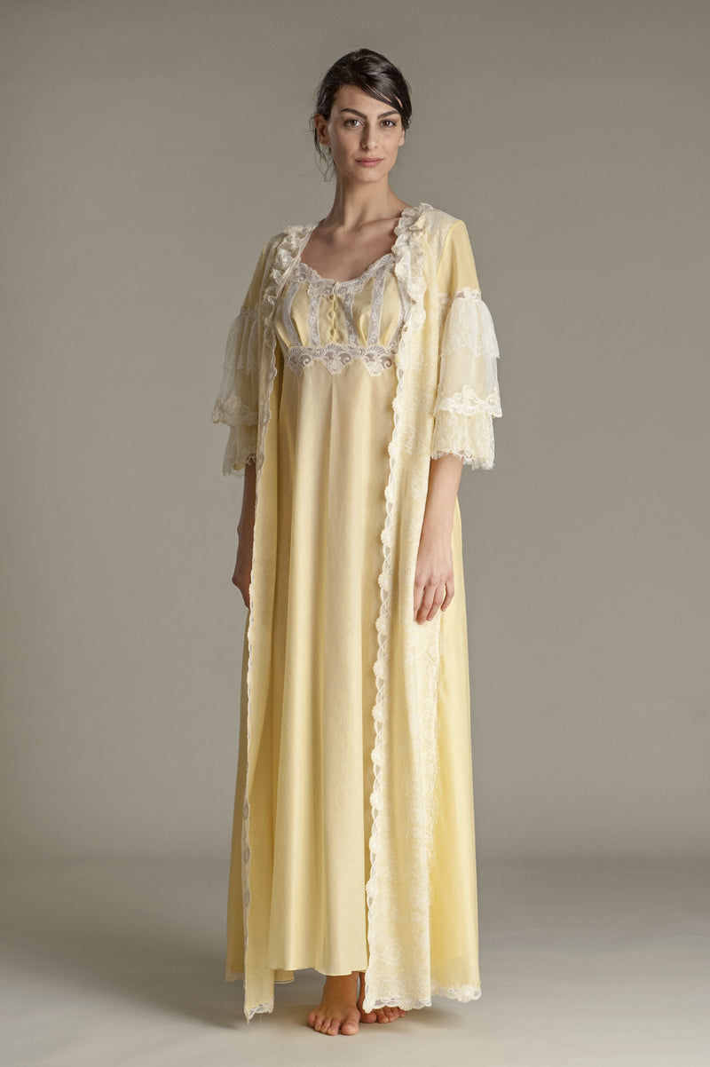 B2B - Mussola Cotton Robe - Robe - italian lingerie