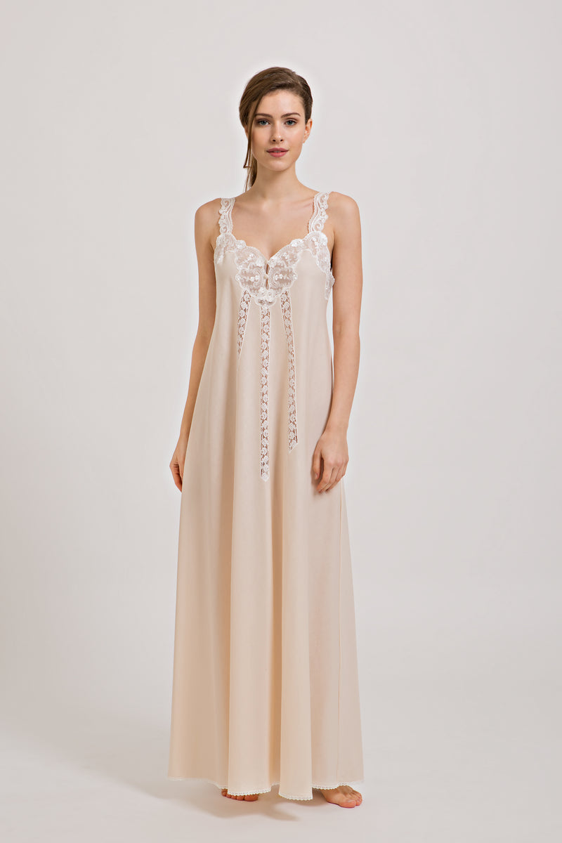 B2B - Mussola Cotton Nightgown - Dress - italian lingerie
