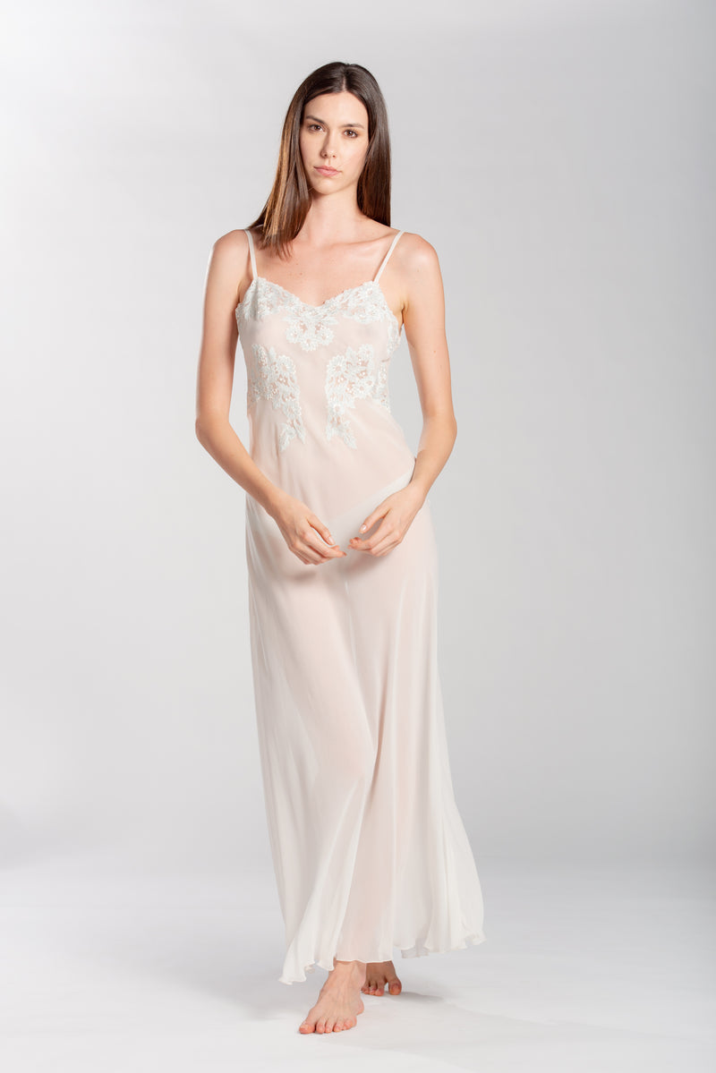 B2B - Silk Satin Nightgown - Dress - italian lingerie
