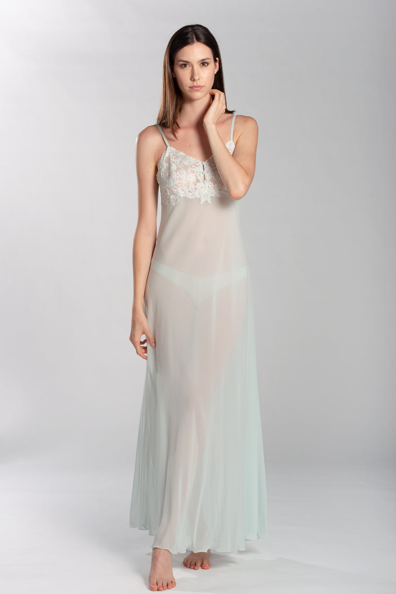 B2B - Silk Satin Nightgown - Dress - italian lingerie