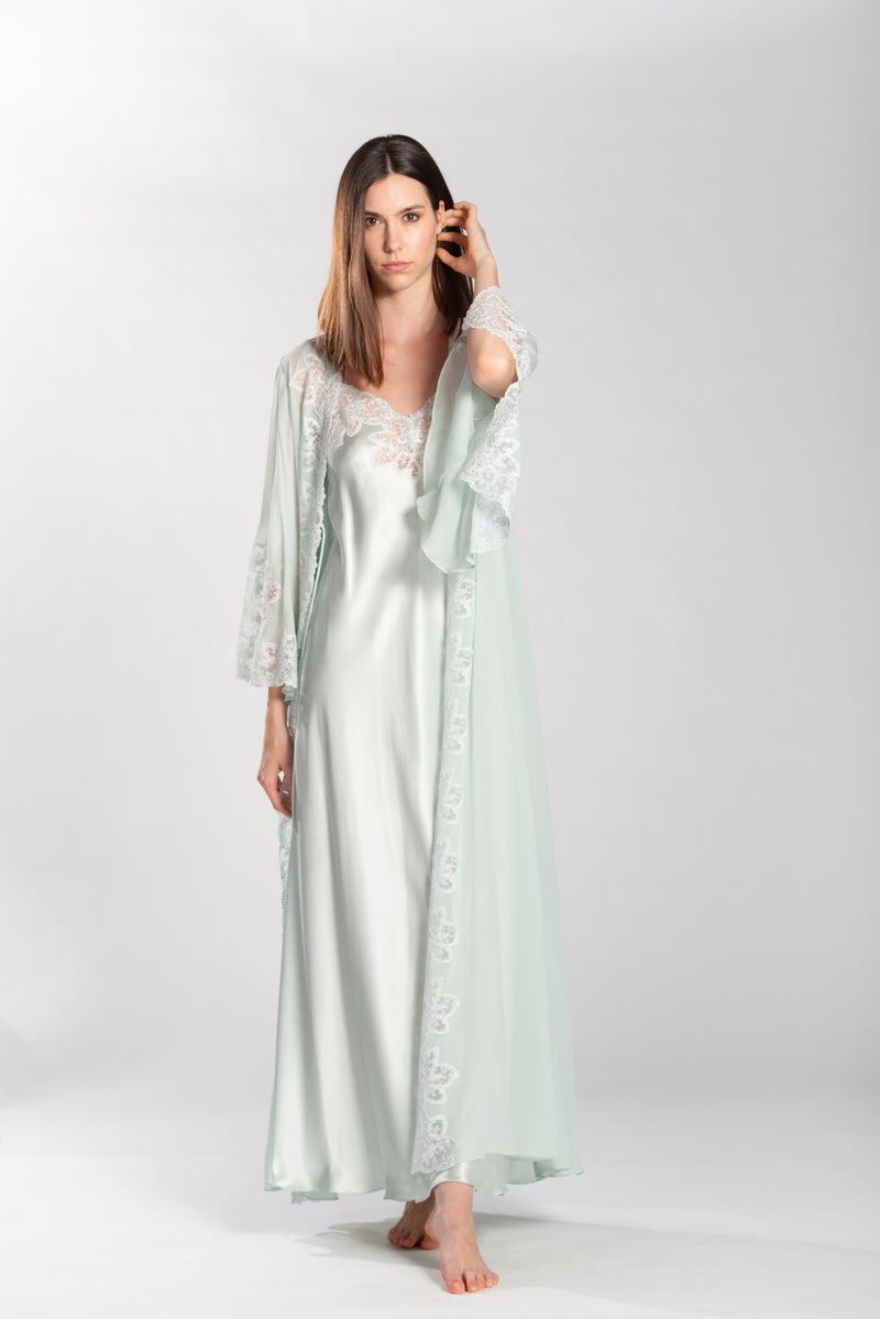 B2B - Silk Satin Nightgown - Dress - italian lingerie