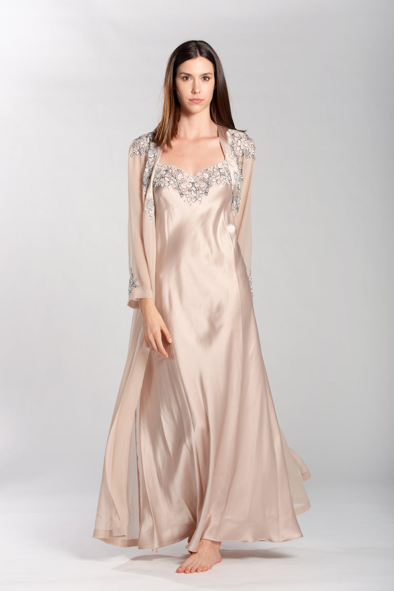 B2B - Silk Satin Nightgown - Dress - italian lingerie