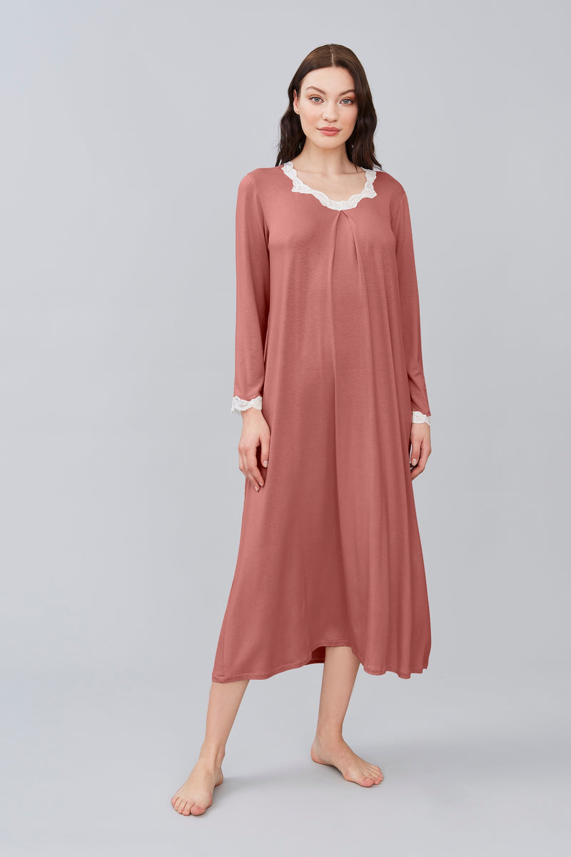 B2B - Viscose Jersey Long Nightgown - Dress - italian lingerie