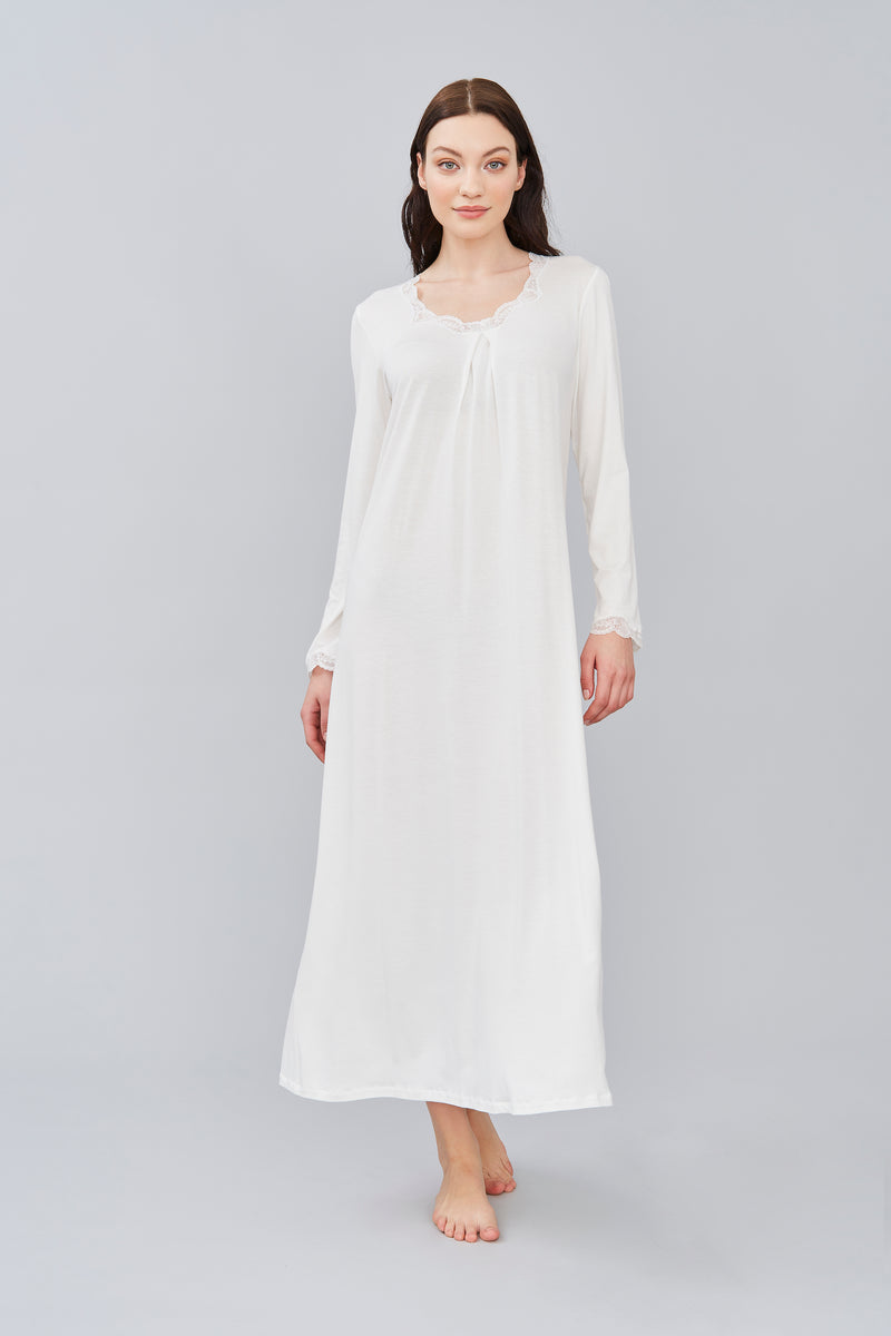 B2B - Viscose Jersey Long Nightgown - Dress - italian lingerie