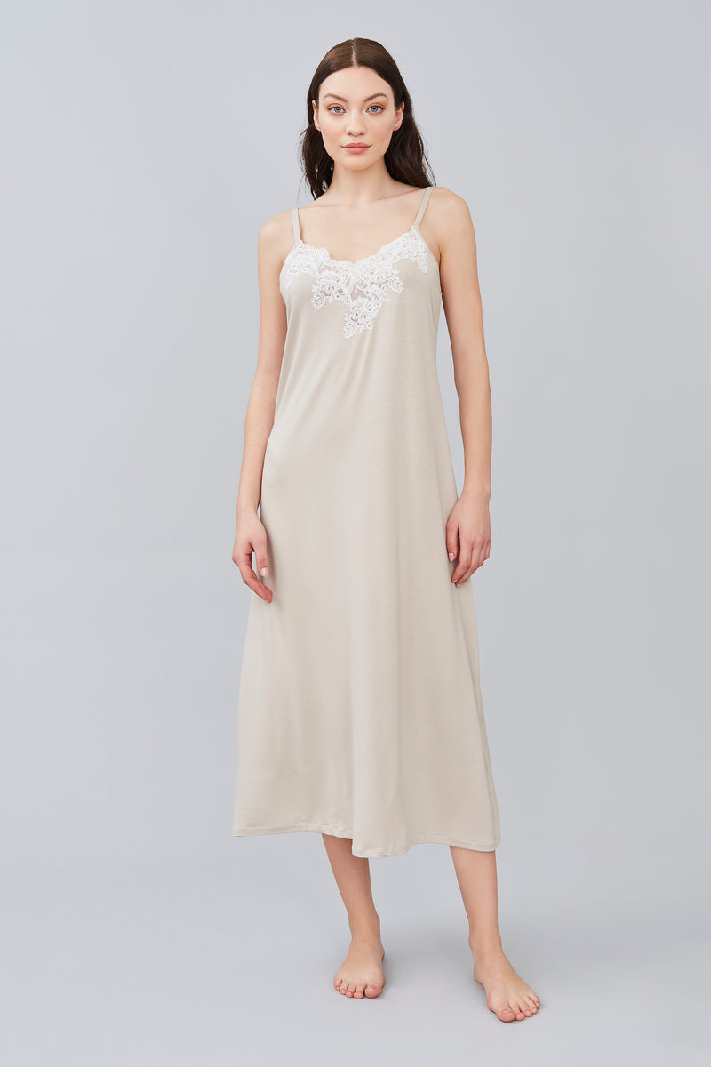 B2B - Viscose Jersey Long Nightgown - Dress - italian lingerie