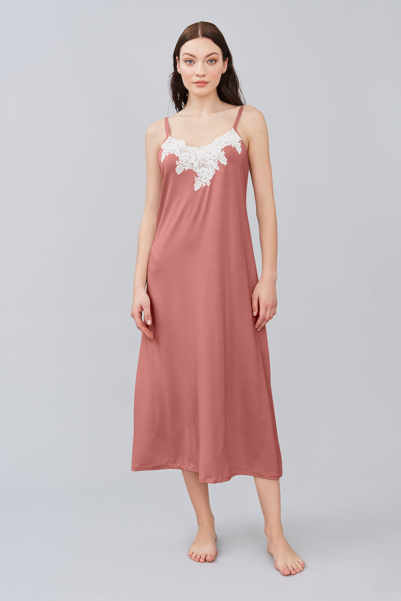 B2B - Viscose Jersey Long Nightgown - Dress - italian lingerie