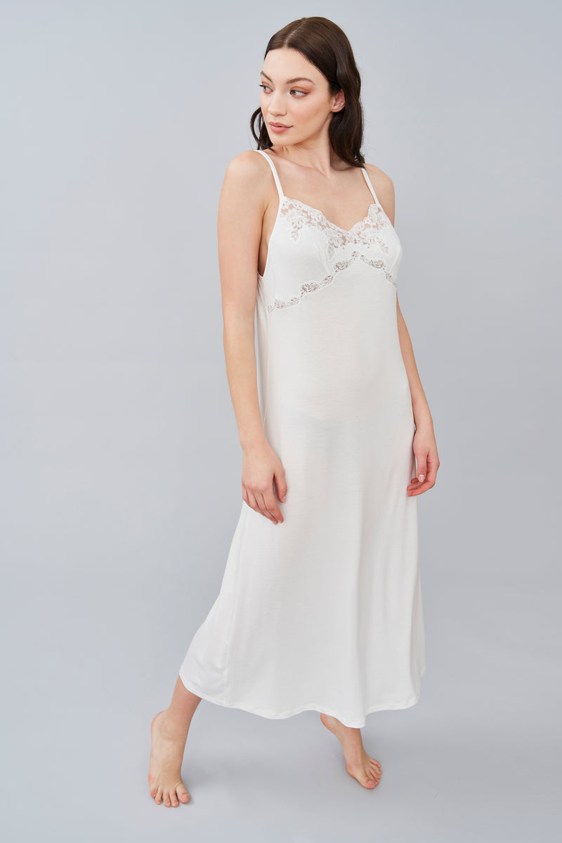 B2B - Viscose Jersey Long Nightgown - Dress - italian lingerie
