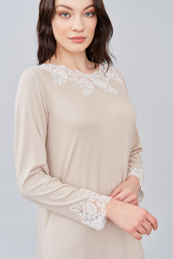 B2B - Viscose Jersey Long Nightgown - Dress - italian lingerie