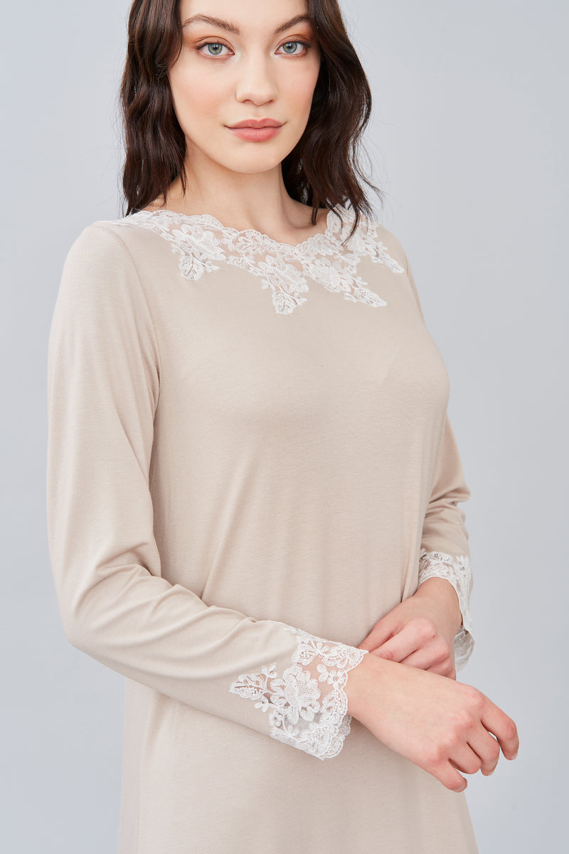 B2B - Viscose Jersey Long Nightgown - Dress - italian lingerie