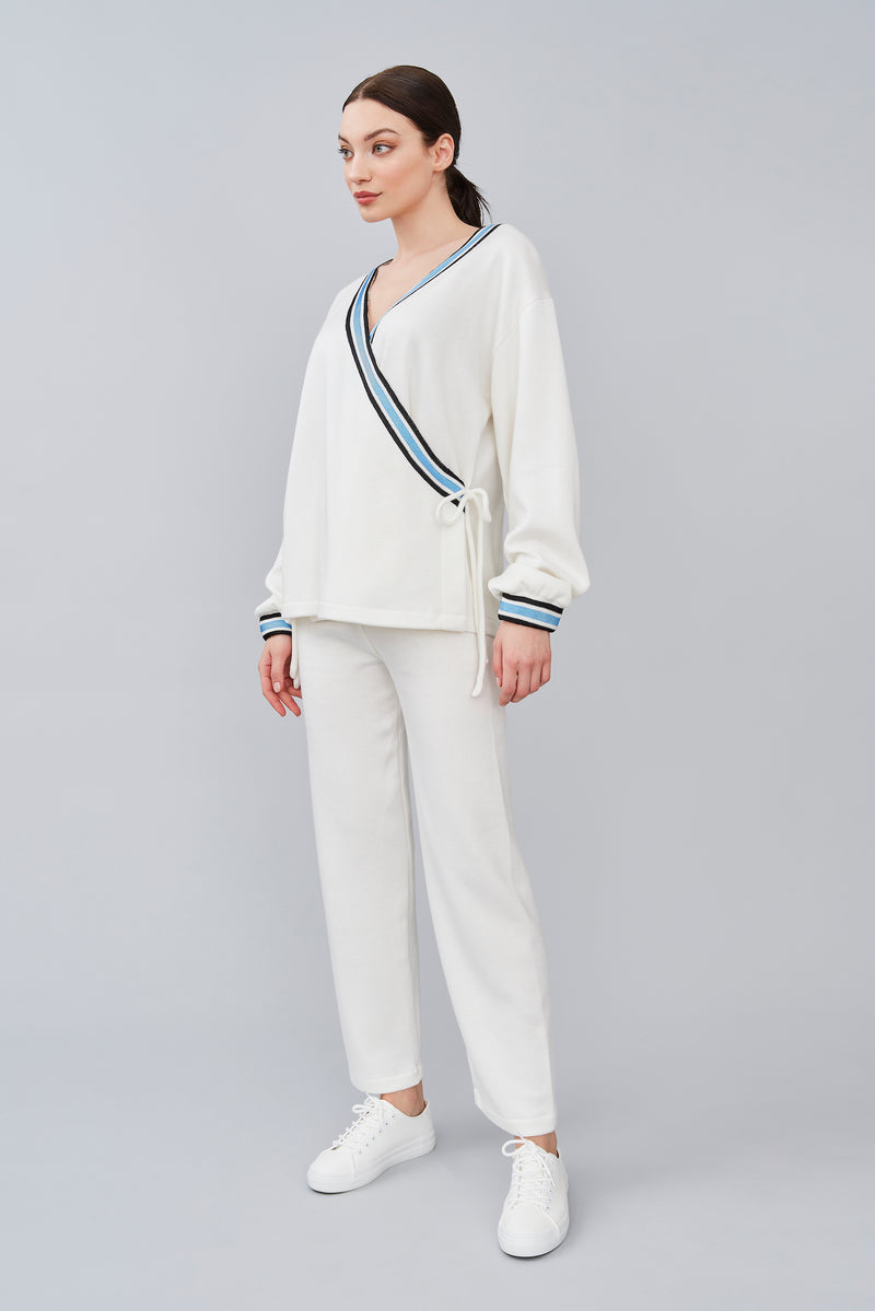 B2B - Knit Blend Criss Cross Tracksuit - Pyjama - italian lingerie