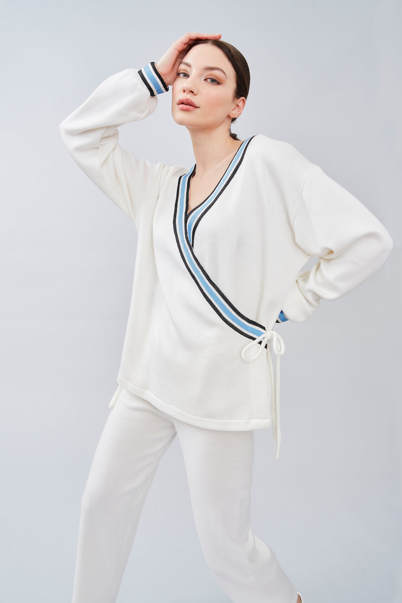 B2B - Knit Blend Criss Cross Tracksuit - Pyjama - italian lingerie