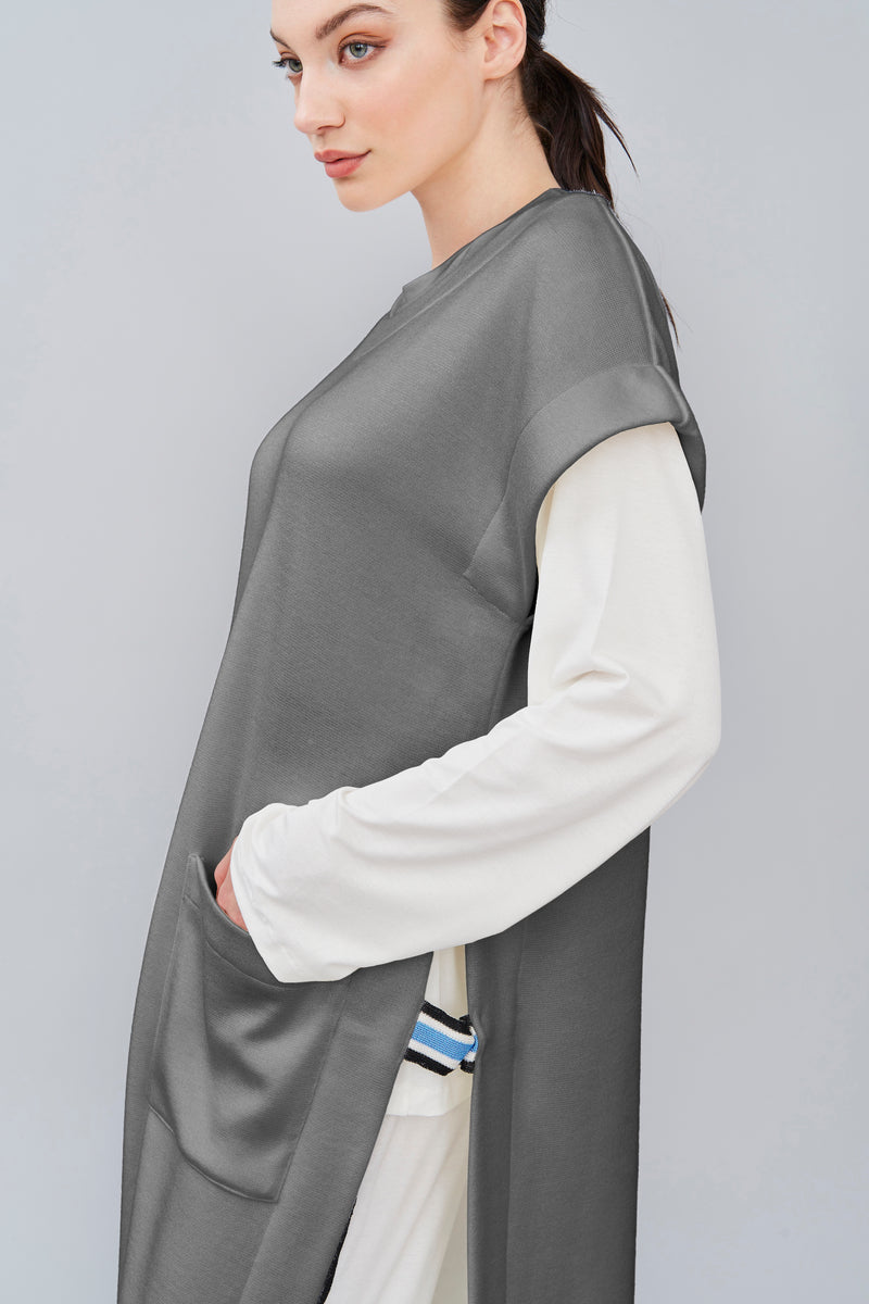 B2B - Knit Blend Long Gilet - Pyjama - italian lingerie