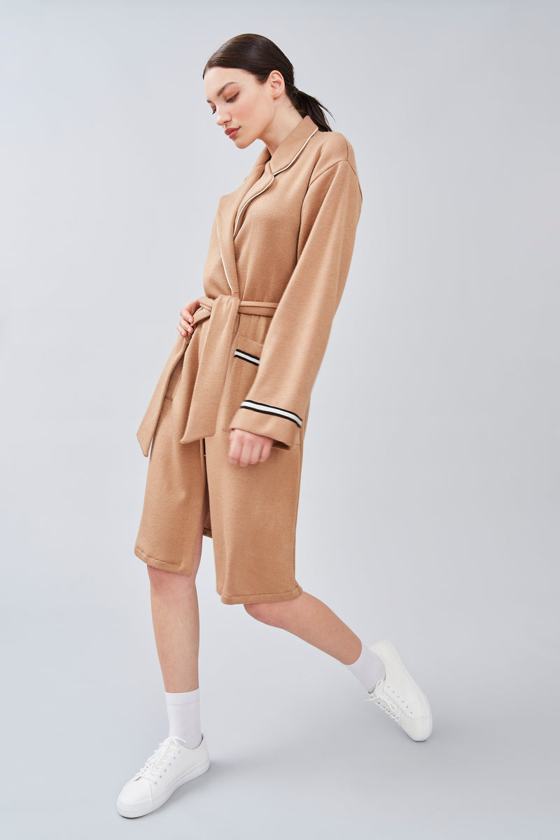 B2B - Knit Blend Short Robe - Robe - italian lingerie