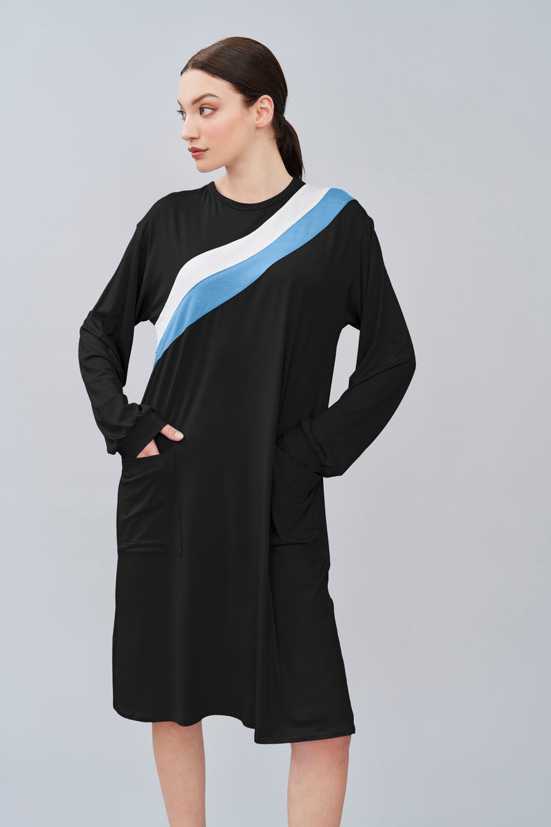 B2B - Viscose Jersey Maxi Shirt - Dress - italian lingerie