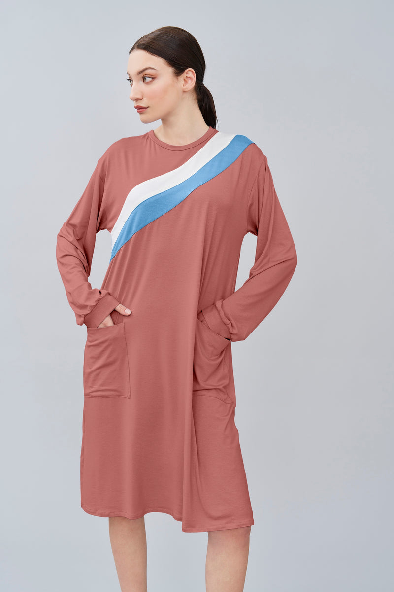 B2B - Viscose Jersey Maxi Shirt - Dress - italian lingerie