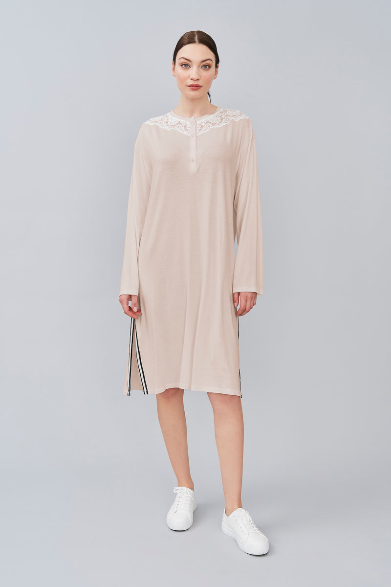 B2B - Viscose Jersey Maxi Shirt - Dress - italian lingerie