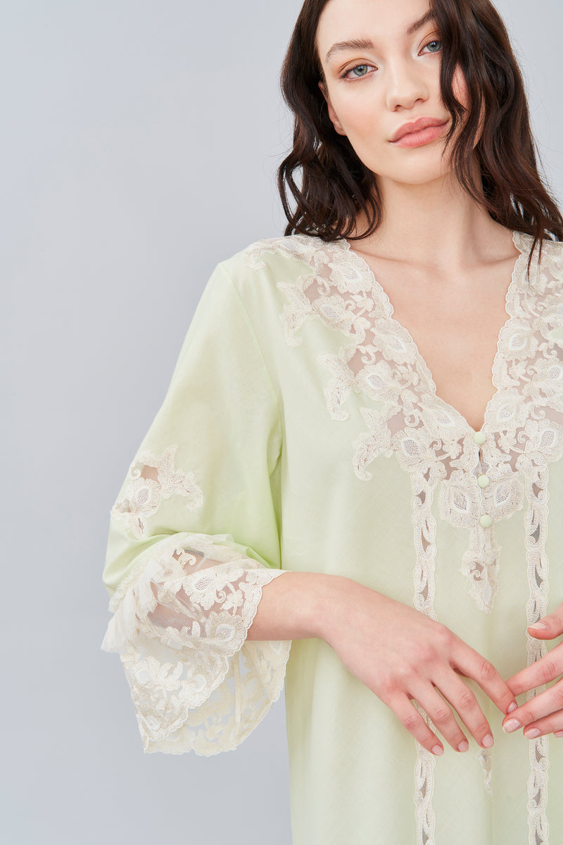 B2B - Mussola Cotton Nightgown - Dress - italian lingerie